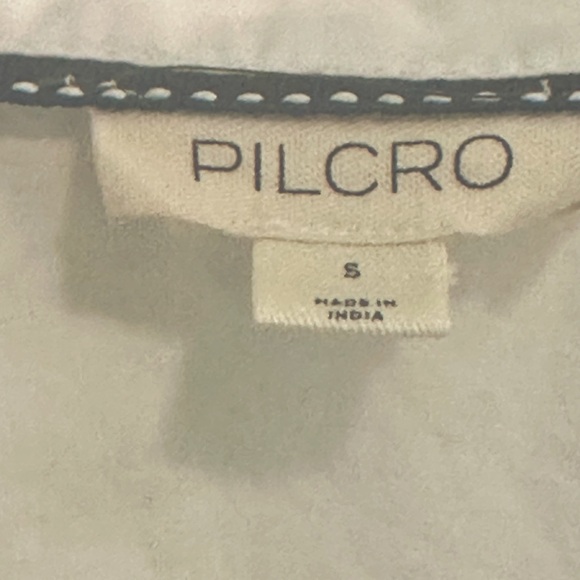 Pilcro Short-Sleeve Reworked Ruffle Blouse - Picture 7 of 9